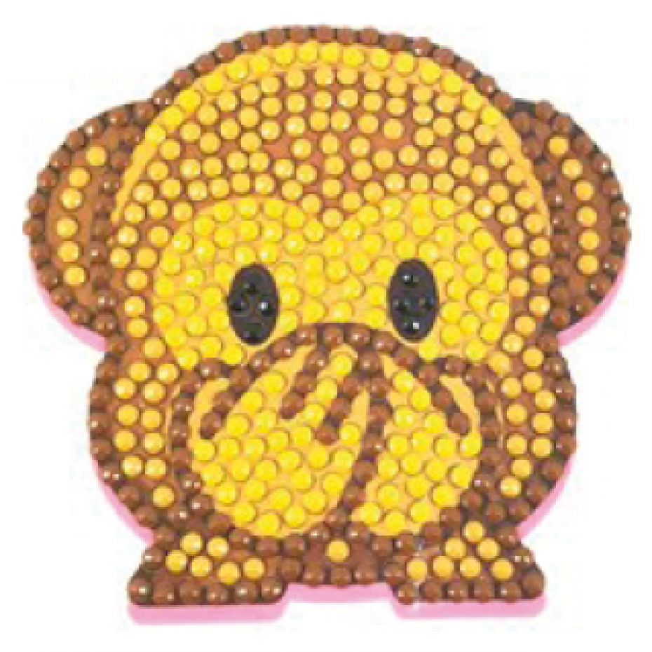 Sticker 9x9 Monkey
