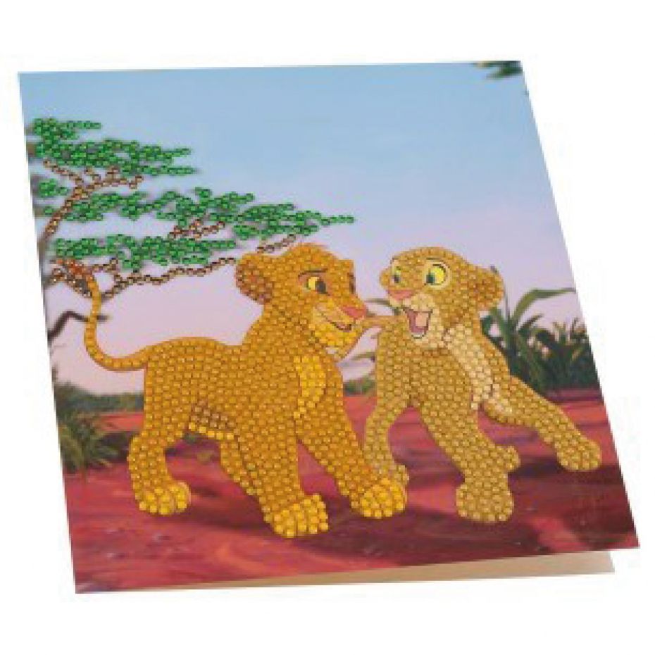 Card 18x18 - Simba and Nala