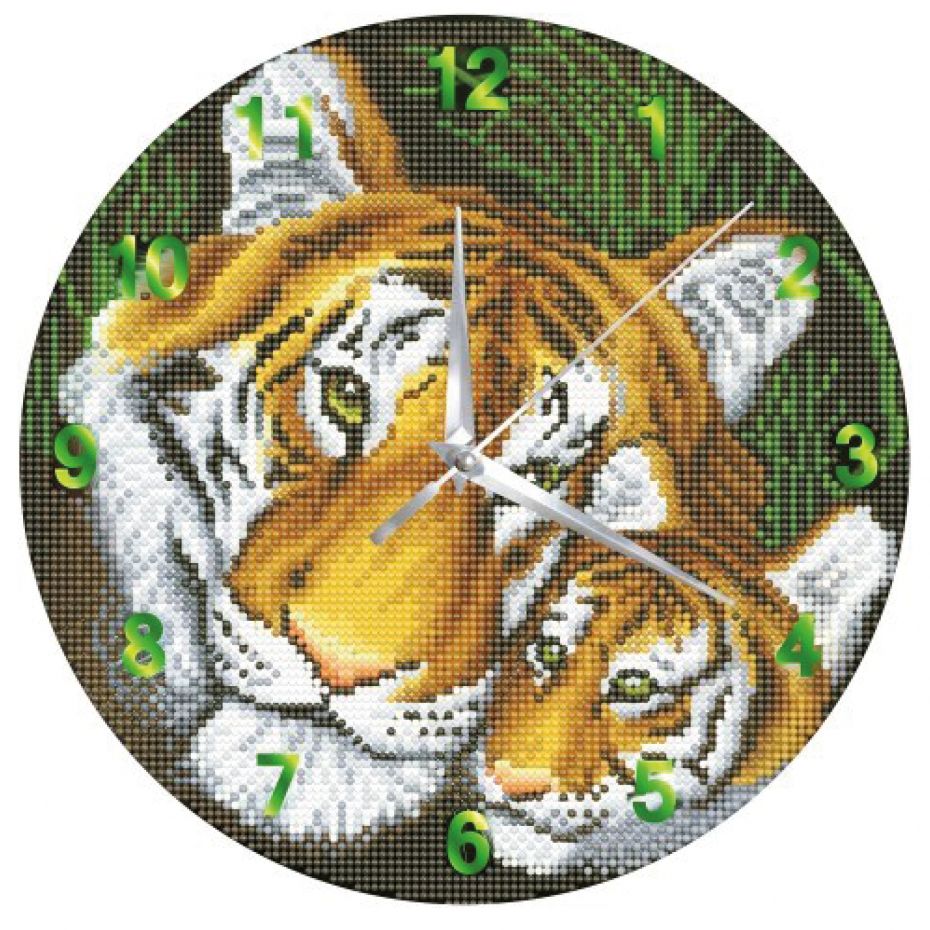 Wall clock 30 cm Tiger