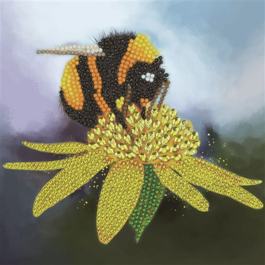 Card 18x18 -  Bee