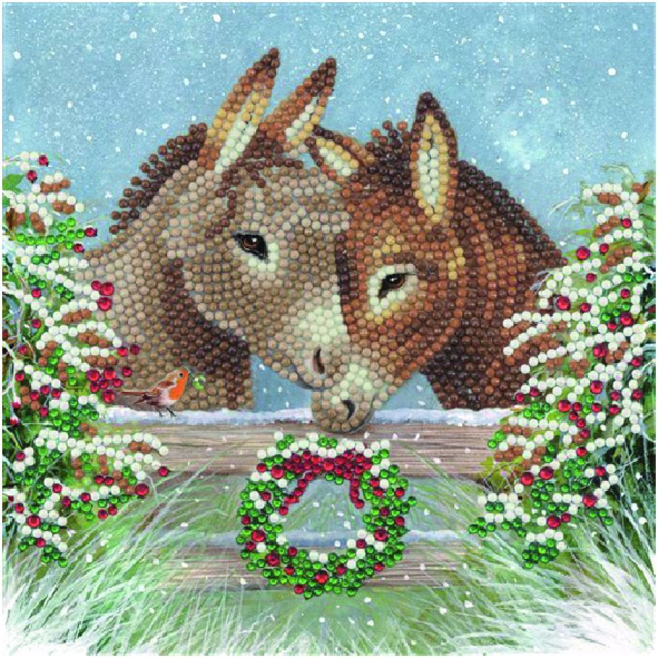 Card 18x18 - Donkey Love