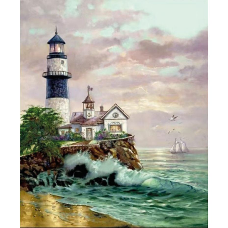Lighthouse - rounded 50x40
