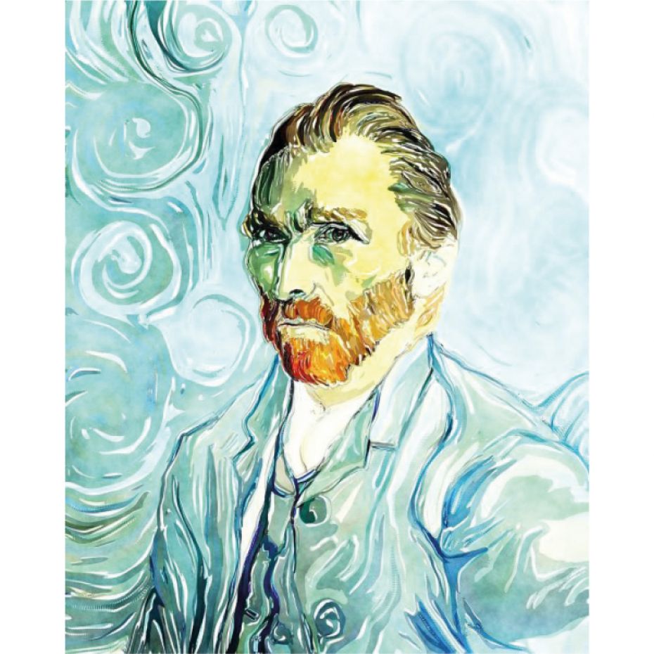 Van Gogh - rond 50x40
