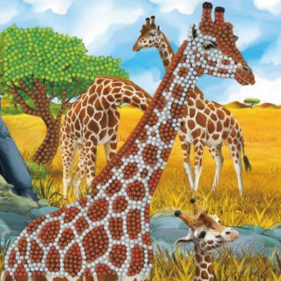 Card 18x18 Giraffe