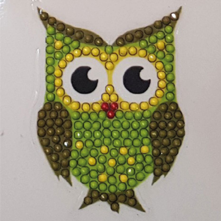 Sticker 9x9 Owl