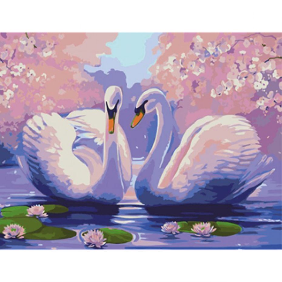 Swans - paint 50x40